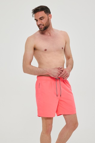 BLUE HUNTER-Ανδρικό μαγιό σορτς BLUE HUNTER 23001240223 M MINIMAL TRUNK FLUO ροζ