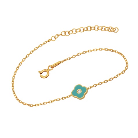 JEWELTUDE-Γυναικείο ασημένιο βραχιόλι JEWELTUDE 17002 κίτρινο