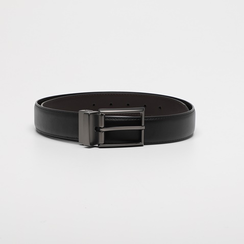 MARTIN & CO-Ανδρική ζώνη MARTIN & CO 123-122-0001 μαύρη καφέ