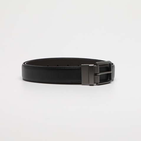 MARTIN & CO-Ανδρική ζώνη MARTIN & CO 123-122-0001 μαύρη καφέ