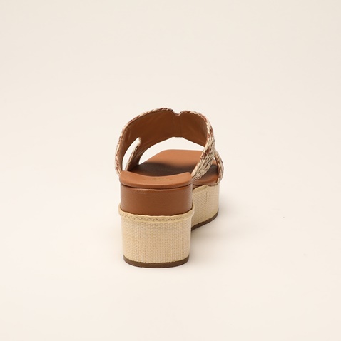 JOY'S-Γυναικεία flatforms JOY'S DV 1099-2687 καφέ