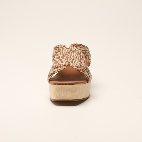 JOY'S-Γυναικεία flatforms JOY'S DV 1099-2687 καφέ