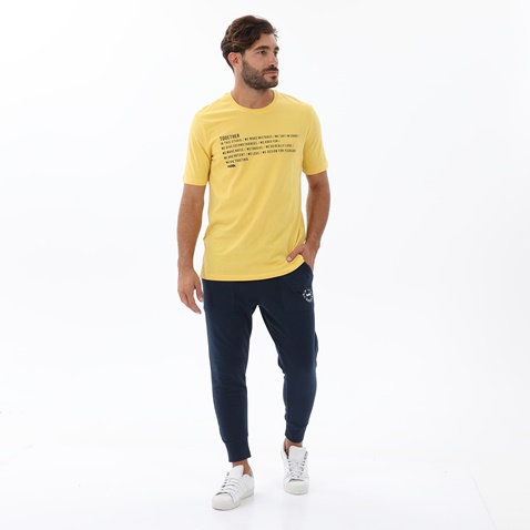 BODYTALK-Ανδρικό παντελόνι φόρμας jogger BODYTALK 1222-951500 μπλε