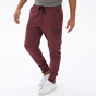 BODYTALK-Ανδρικό παντελόνι φόρμας jogger BODYTALK 1222-957000 μπορντό