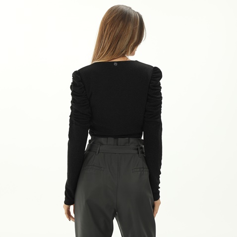 'ALE-Γυναικείο cropped top 'ALE 8916137 μαύρο