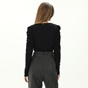 'ALE-Γυναικείο cropped top 'ALE 8916137 μαύρο