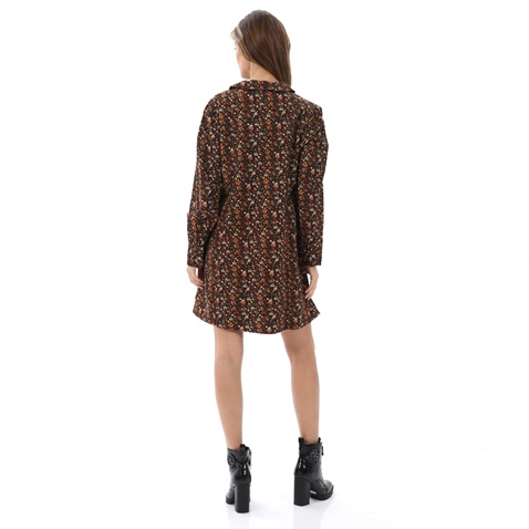 ATTRATTIVO-Γυναικείο mini φόρεμα ATTRATTIVO 9914857 καφέ