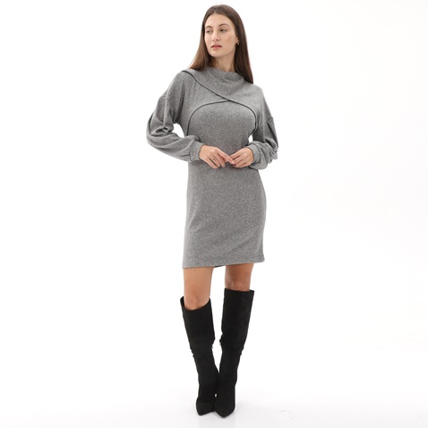 'ALE-Γυναικείο mini φόρεμα 'ALE 82333841 γκρι