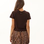 ATTRATTIVO-Γυναικείο cropped t-shirt ATTRATTIVO 9914933 σοκολατί
