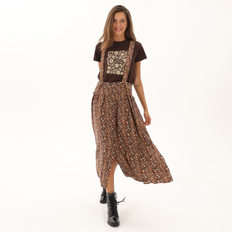 ATTRATTIVO-Γυναικείο cropped t-shirt ATTRATTIVO 9914933 σοκολατί