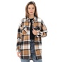 ATTRATTIVO-Γυναικείο oversized πουκάμισο ATTRATTIVO 9915244 καρό