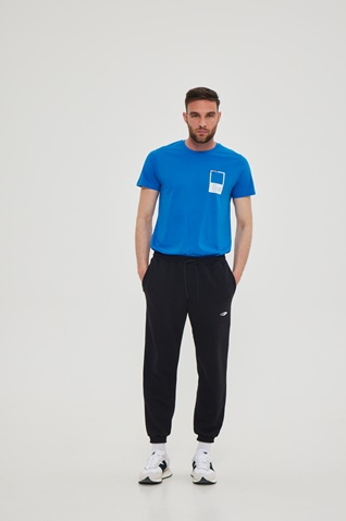 BLUE HUNTER-Unisex basic παντελόνι BLUE HUNTER 23003120101 U STYLER TERRY μαύρο