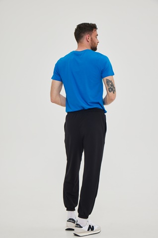 BLUE HUNTER-Unisex basic παντελόνι BLUE HUNTER 23003120101 U STYLER TERRY μαύρο