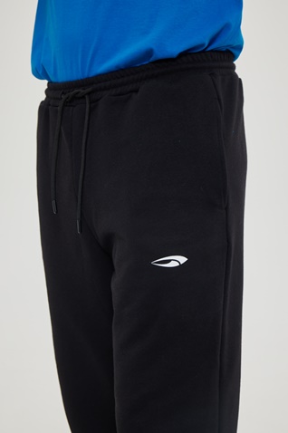 BLUE HUNTER-Unisex basic παντελόνι BLUE HUNTER 23003120101 U STYLER TERRY μαύρο