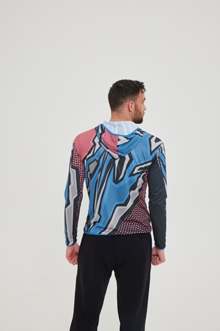 BLUE HUNTER-Unisex jacket BLUE HUNTER 23003260400 U QD CROSS πολύχρωμο