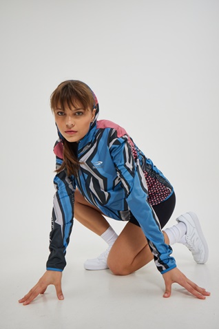 BLUE HUNTER-Unisex jacket BLUE HUNTER 23003260400 U QD CROSS πολύχρωμο