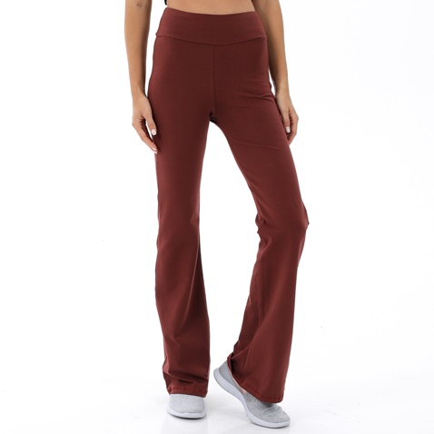 BODYTALK-Γυναικείο αθλητικό παντελόνι BODYTALK 1212-902206 καφέ