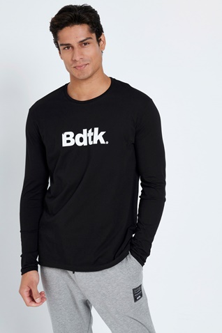BODYTALK-Ανδρική μακρυμάνικη μπλούζα BODYTALK 1212-950626 μαύρη
