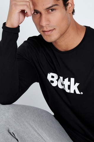 BODYTALK-Ανδρική μακρυμάνικη μπλούζα BODYTALK 1212-950626 μαύρη