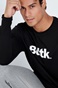 BODYTALK-Ανδρική μακρυμάνικη μπλούζα BODYTALK 1212-950626 μαύρη