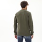 EDWARD JEANS-Ανδρική φούτερ μπλούζα EDWARD JEANS MP-N-FLS-W21-004 SIDES χακί