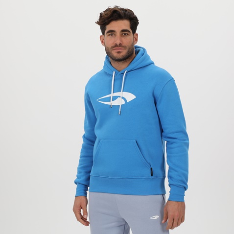 BLUE HUNTER-Ανδρική φούτερ μπλούζα BLUE HUNTER 24113080109 HOODIE CHARACTER γαλάζια
