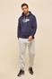 BLUE HUNTER-Unisex παντελόνι φόρμας BLUE HUNTER 24113120104 JOGGER STYLER γκρι