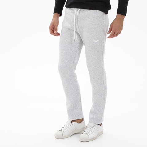 BLUE HUNTER-Ανδρικό παντελόνι φόρμας BLUE HUNTER 23111130104 JOGGER STRAIGHT γκρι