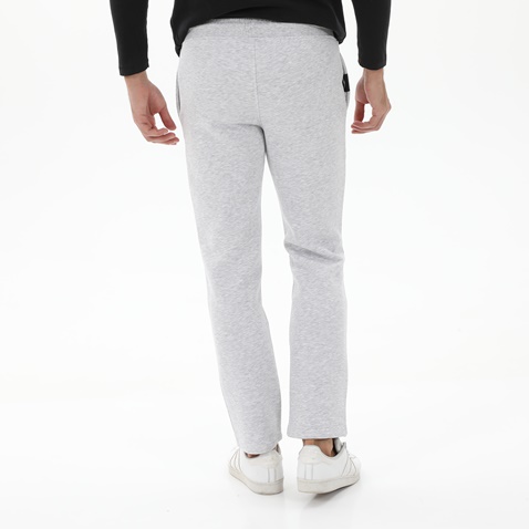 BLUE HUNTER-Ανδρικό παντελόνι φόρμας BLUE HUNTER 23111130104 JOGGER STRAIGHT γκρι