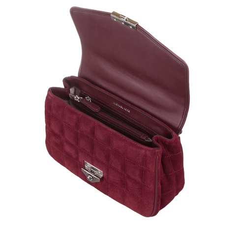 MICHAEL KORS-Γυναικεία τσάντα χιαστί MICHAEL KORS 30F2S1SL3S μπορντό