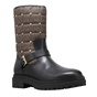 MICHAEL KORS-Γυναικεία μποτάκια MICHAEL KORS 40F1LTFE2L LAYTON μαύρα καφέ