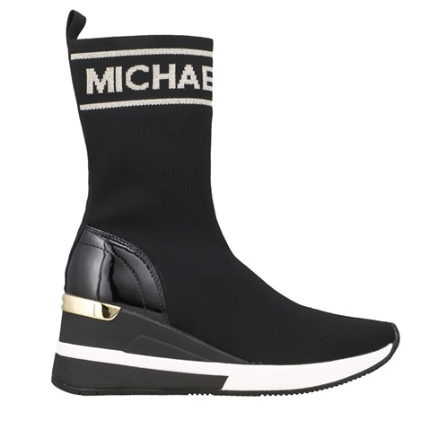 MICHAEL KORS-Γυναικεία ψηλά sneakers MICHAEL KORS 43F2SKFE5D SKYLER μαύρα