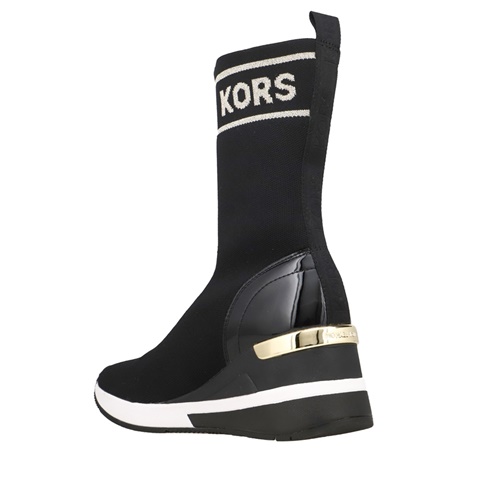 MICHAEL KORS-Γυναικεία ψηλά sneakers MICHAEL KORS 43F2SKFE5D SKYLER μαύρα