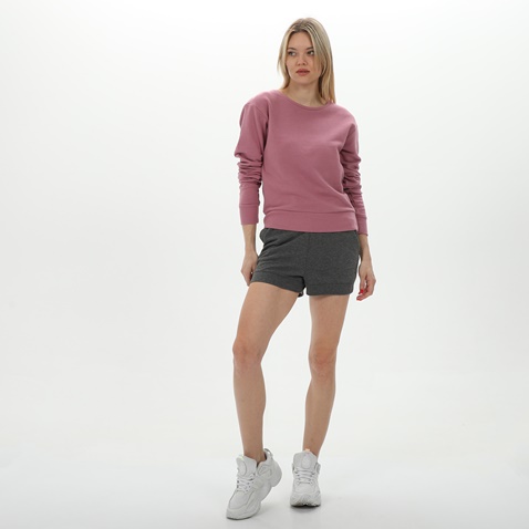BODYTALK-Γυναικεία κοντή φούτερ μπλούζα BODYTALK 1222-904126 LESSISMOREW ροζ