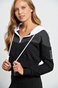 BODYTALK-Γυναικεία cropped μπλούζα BODYTALK 1222-905625 μαύρο γκρι