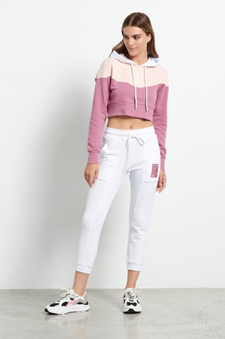 BODYTALK-Γυναικεία cropped μπλούζα BODYTALK 1222-905625 ροζ 