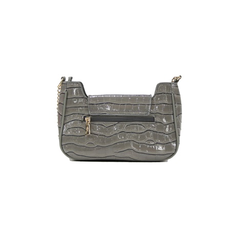 VQF POLO LINE-Γυναικεία τσάντα ώμου VQF POLO LINE 2128 HANDBAG γκρι