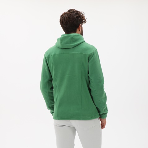 BATTERY-Ανδρική ζακέτα BATTERY 07232001 POLAR FLEECE πράσινη