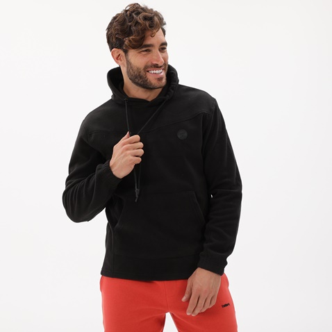 BATTERY-Ανδρική fleece μπλούζα BATTERY 07232003 μαύρη