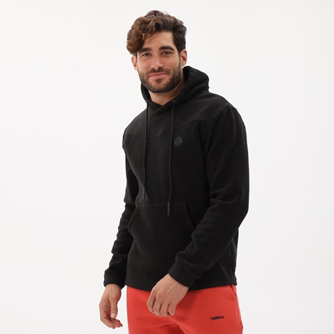 BATTERY-Ανδρική fleece μπλούζα BATTERY 07232003 μαύρη