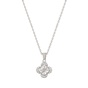 JEWELTUDE-Γυναικείο ασημένιο κοντό κολιέ JEWELTUDE 17175 