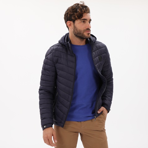MARTIN & CO-Ανδρικό μπουφάν MARTIN & CO  223-90-2910 μπλε