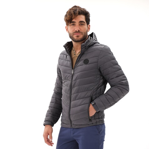 MARTIN & CO-Ανδρικό μπουφάν MARTIN & CO 223-90-2910 γκρι