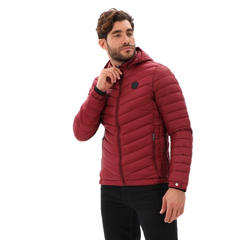 MARTIN & CO-Ανδρικό μπουφάν MARTIN & CO 223-90-2910 κόκκινο