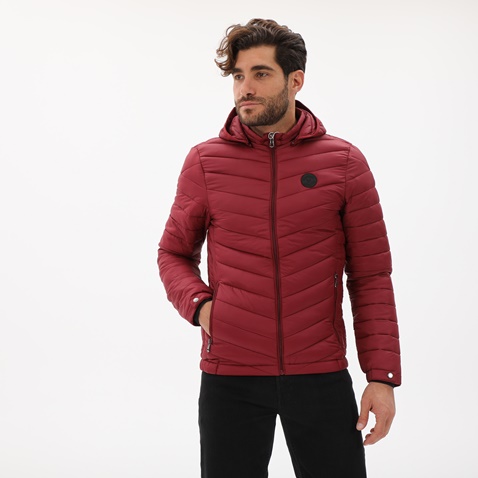 MARTIN & CO-Ανδρικό μπουφάν MARTIN & CO 223-90-2910 κόκκινο