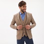 MARTIN & CO-Ανδρικό σακάκι κοστουμιού MARTIN & CO 223-21-6436 SLIM BLAZER καφέ καμηλό
