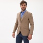 MARTIN & CO-Ανδρικό σακάκι κοστουμιού MARTIN & CO 223-21-6436 SLIM BLAZER καφέ καμηλό
