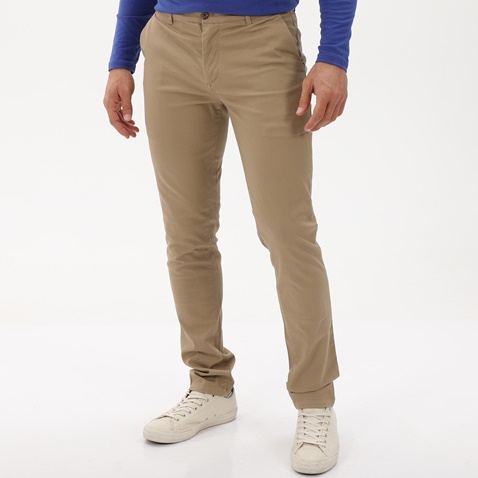 MARTIN & CO-Ανδρικό chino comfort παντελόνι MARTIN & CO 223-32-2368 μπεζ