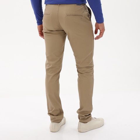 MARTIN & CO-Ανδρικό chino comfort παντελόνι MARTIN & CO 223-32-2368 μπεζ