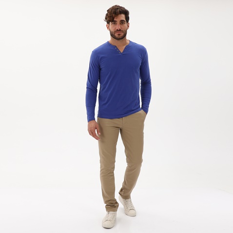 MARTIN & CO-Ανδρικό chino comfort παντελόνι MARTIN & CO 223-32-2368 μπεζ